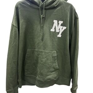 Mode of One Green NY Logo Men's Hoodie XL